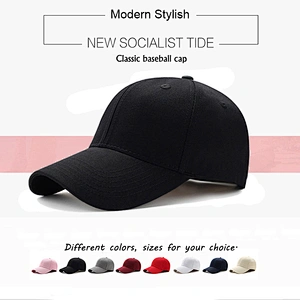 Custom Bulk black embroidery logo 6 panel baseball cap