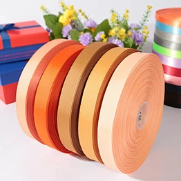 Printing logo grosgrain ribbon polyester webbing for packing