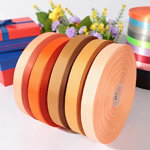 Printing logo grosgrain ribbon polyester webbing for packing