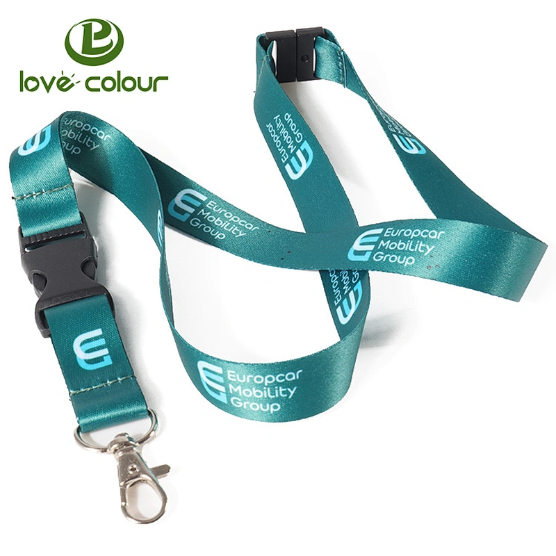 High quality Custom polyester key chain lanyard
