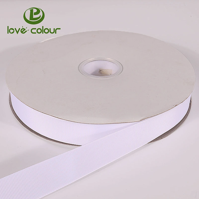 Factory direct sale polyester dye sublimation colorful grosgrain ribbon