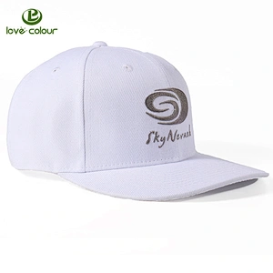 Promotional Flat Embroidery Your Logo Acrylic Snapback Cap