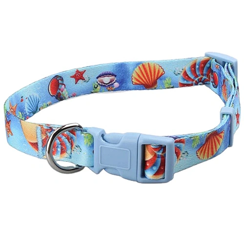 Custom Personalized Pet Accessories Polyester Soft Sublimation Printing Dog Collars