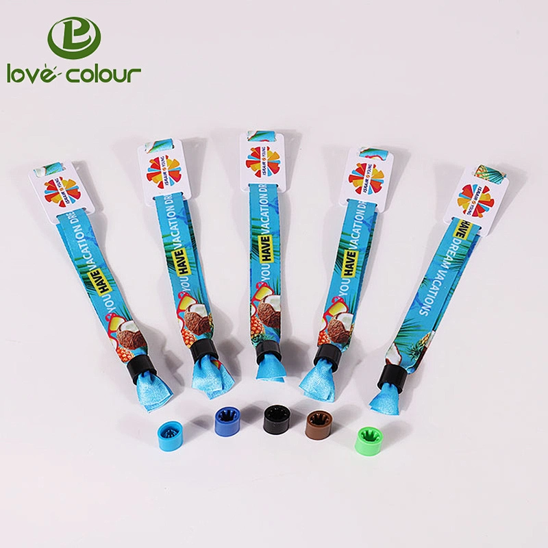 Customized Disposable Sublimation Polyester RFID Wristband for Activity