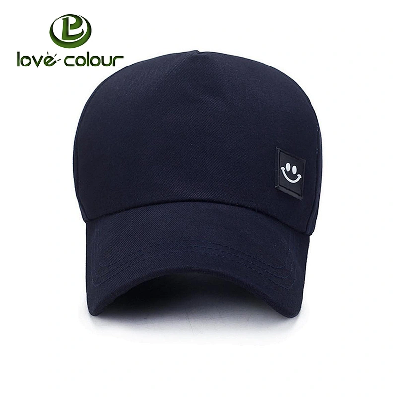 Good Quality Custom Cotton Men Navy Blue Baseball Cap For Sport