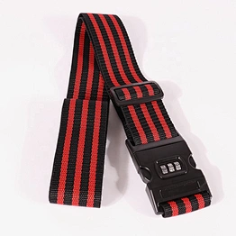 Custom Logo Adjustable Luggage Strap Suitcase Travel Bag Belt