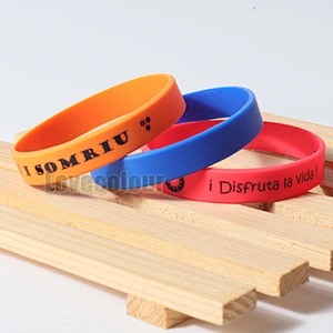 Custom Ink Injected Silicone Wristbands For Your Event