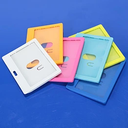 2014 Colorful PP plastic ID badge holder with competitive price