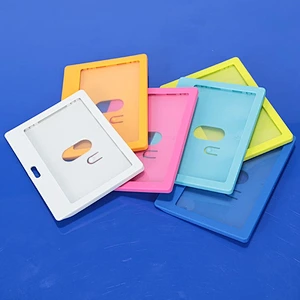 2014 Colorful PP plastic ID badge holder with competitive price