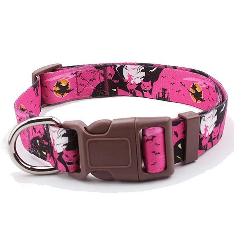 Training Dog Necklace Custom Sublimation Printing Adjustable Pet Collar
