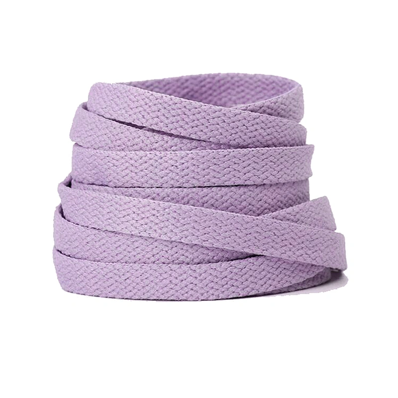 Factory wholesale flat satin ribbon shoelaces