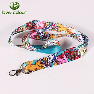 Polyester Lanyards Strap Printing Ribbon With Custom Logo