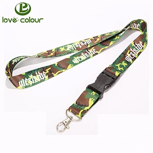 Camouflage Printing Ribbon Lanyards Strap for Event/Military uniform