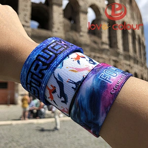 Custom RFID Elastic Fabric Wristbands Bracelet with Your Logo