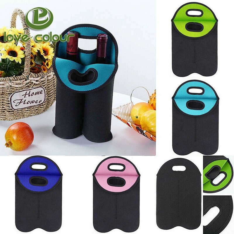 Custom Neoprene Full Color Printing Sleeve Bottle Coolers Bag Coolies