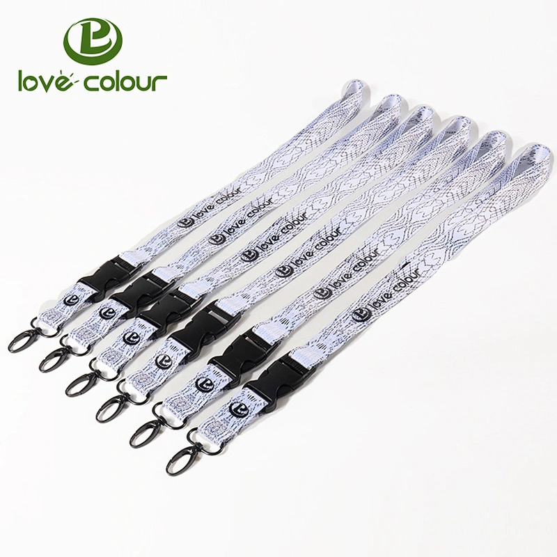 Customized Promotional Personalised Heat Transfer Lanyard Neck Strap