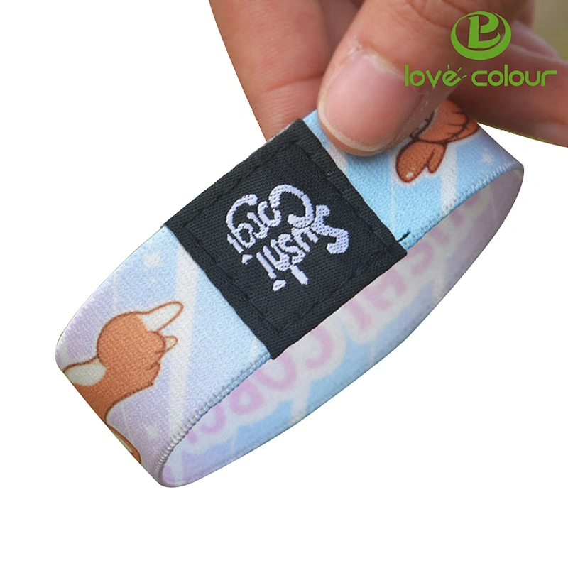 Custom new style stretch wrist band for promotion