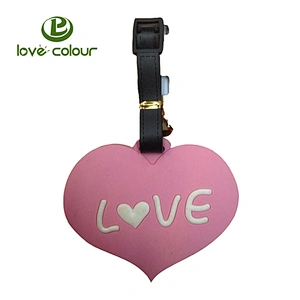 Custom printing cartoon luggage tags for identify your baggage