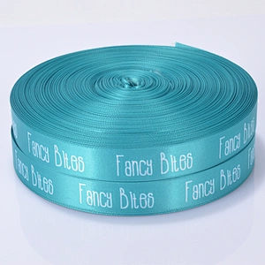 Good price customized high quality satin ribbon with custom logo