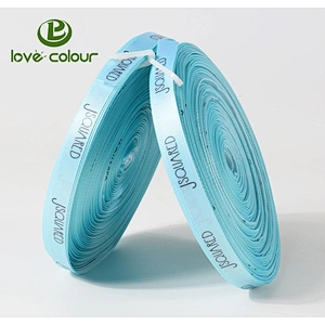 Hot sale high quality blue satin ribbon for wedding