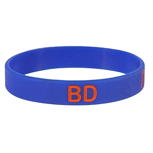 Custom music silicone bracelet/rubber inspirational wristband bracelets