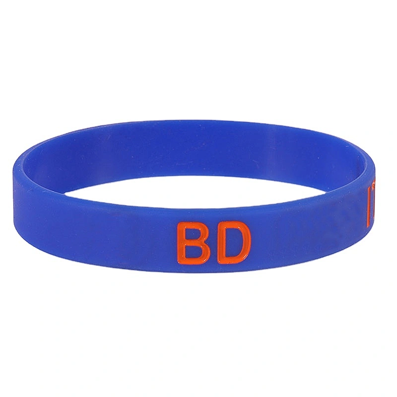 Custom music silicone bracelet/rubber inspirational wristband bracelets