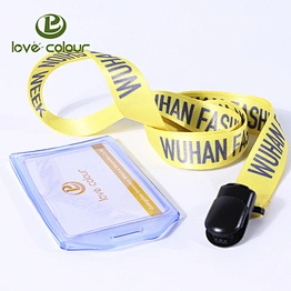 New custom polyester printing lanyard strap for conference