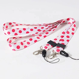 Custom Fashion Mobile Phone Security Polyester Printing Lanyard Strap