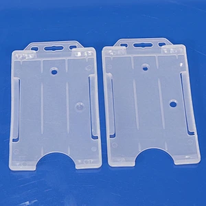 Custom cheap price plastic sliding card holder