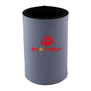 Custom neoprene full color blank can sleeves in purple color