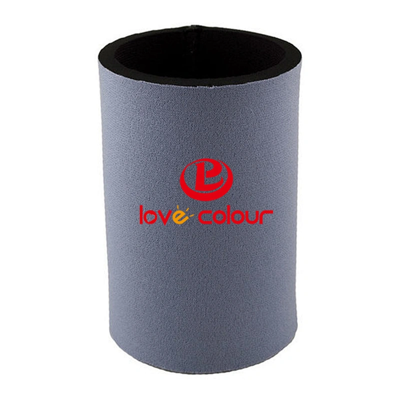 Custom neoprene full color blank can sleeves in purple color