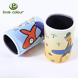 Foldable foam beer sling can cooler stubby beer sleeve wholesale