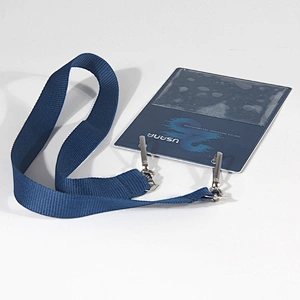 Custom Polyester Lanyard With Double Hooks For Event ID Holder