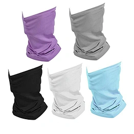 Double-Sided Printed Fabric Bandana Breathable Cooling Face Scarf Cover Bandans for Outdoor Sport
