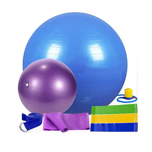 Custom Fitness Exercise Equipment Workout Pilates Ball /Yoga Strap /Stretch Resistance Loop Bands