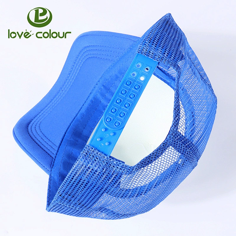 OEM manufacture custom mesh trucker cap hat with 5 panels
