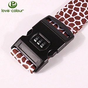 Custom Wholesale Tsa Lock Travel Luggage Belt for Promotion
