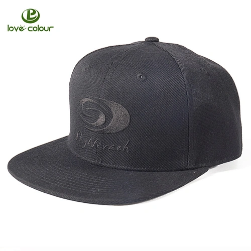 Custom Your Logo Embroidery Flat Brim Snapback Cap