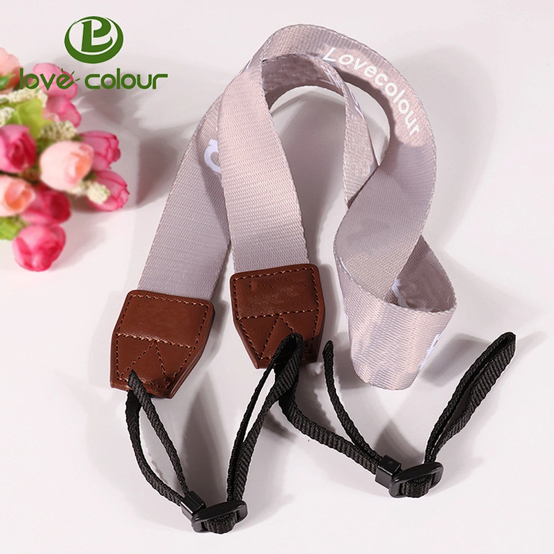Cheap custom fashion polyester shoulder neck lanyard camera wrist strap