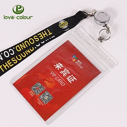 Transparent or clear pvc card case holder