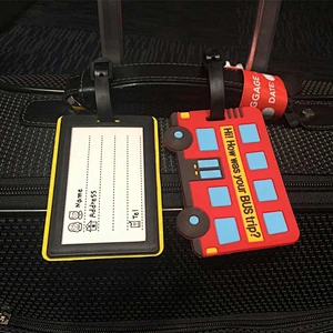Custom Cartoon Cute Lovely Luggage Name Tags Holder