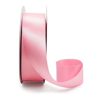 Custom good quality 100% polyester satin silk ribbons for DIY gift