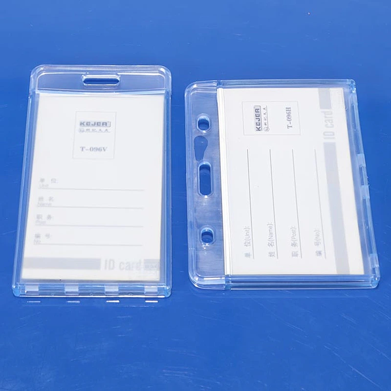 Hot sale vinyl pvc id badge holder