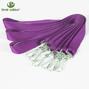 Custom polyester blank plain neck lanyards with your design logo