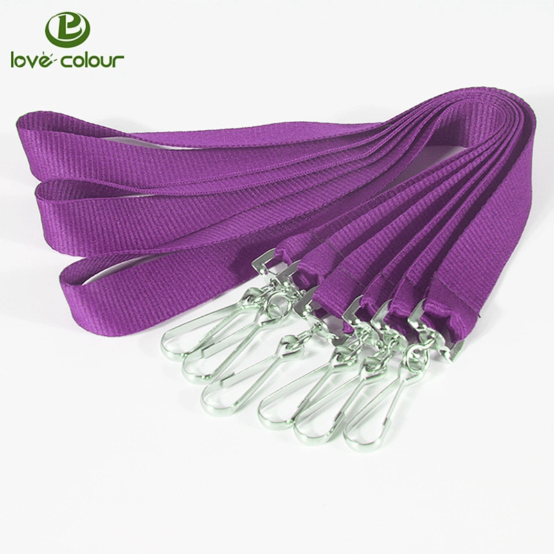 Custom polyester blank plain neck lanyards with your design logo