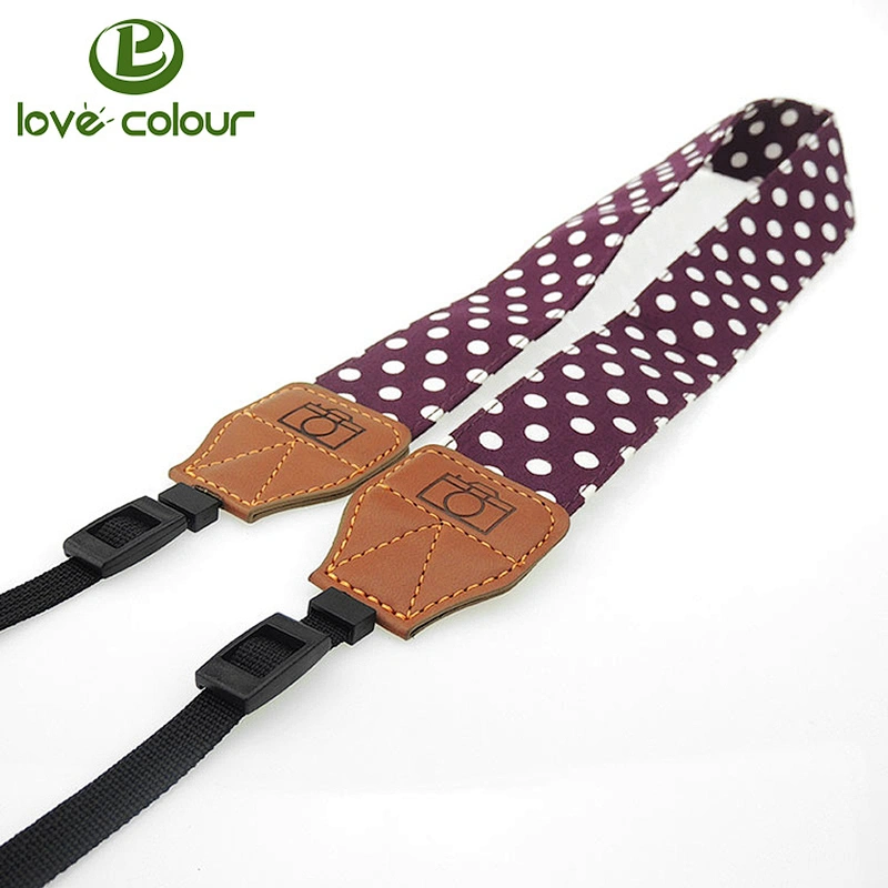 Custom Colorful Adjustable Polyester Cute National Camera Strap