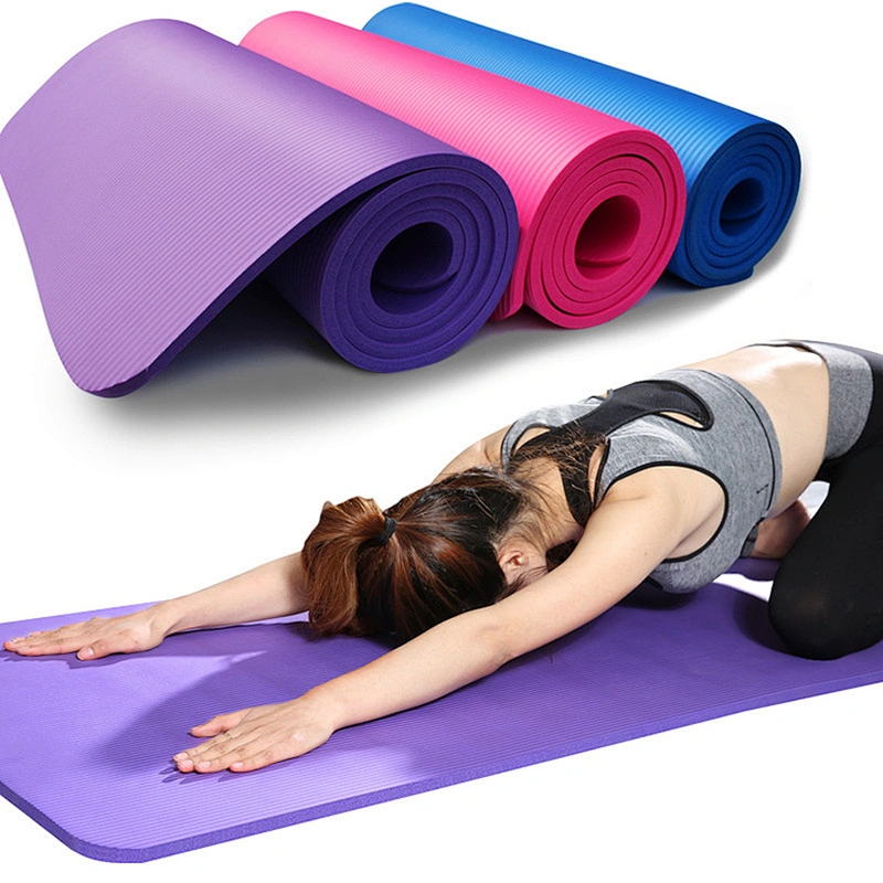 Factory Custom Gymnastics Equipment Gym Exercise Custom Print Logo Eco Friendly TPE Yoga Mat