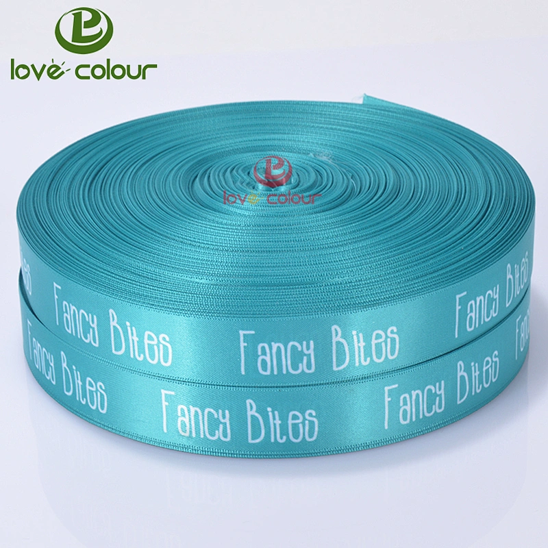 Custom polyester satin webbing ribbon decorative fabric strap