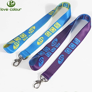 Both sides printed polyester lanyard with custom message or logo