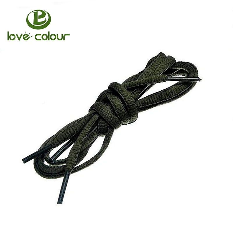 Custom Cute Oval Shoelace Elastic Laces Leisure Shoestring Polyester Sneaker Sports Shoe Laces